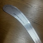 New Vtg Fairgate 60cm Metric Vary Form Curve Rule Aluminum Sewing Pattern Ruler