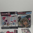 Monster High Party Supplies 1 Swirl Decorat 1 Birthday Banner 8 Pcs Mask Invitat