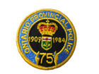 Opp Ontario Provincial Police 75th Anniversary Vintage Patch Shoulder 1909 84