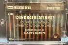 Rare 2017 Topps Walking Dead Daryl Dixon Autograph Auto Hard Signed  d  10