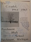 1965 Parchment High School Yearbook Michigan Kalamazoo Mi