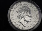 2016 Great Britain 2 Oz Silver Queens Beasts Lion Of England 5 Pounds Bu Coin