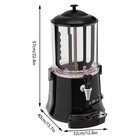 10l 2 64gal Electric Commercial Hot Chocolate Machine Maker Beverage Warmer 110v