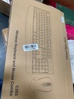 Wireless Keyboard And Mouse Combo  Edjo 2 4g Full-sized Ergonomic Computer Keybo