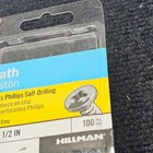  qty 400  Hillman 35264  Phillips Truss-head Self-drilling Lath Screws  8 X 1 2 