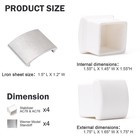 Ac362 Ladder Stabilizer Replacement Rubber End Caps Fits For Werner Extension   