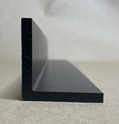 Uhmw Angle  2  Wide Legs X 1 4  Thick X 12  Long  Black - Lowest Price On Ebay