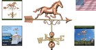 Handcrafted Copper Horse Weathervane - Rust Resistant