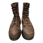 Vintage Red Wing Shoes Supersole 8-inch Soft Toe Brown Leather Work Boot Usa Sz7