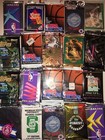 Huge Lot Of Unopened Vintage Sports Cards In 50 Wax  Foil  Cello   Rack Packs     