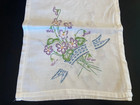 Baker s Dozen  Gorgeous Lot Of  13  Vintage Hand Embr crochet Edge Table Runners
