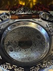Farber Bros  Krome-kraft Metal Serving Tray    1930s Metalware Vintage