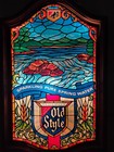Heileman s  puregenuine  Old Style Lighted Plastic Beer Sign Vertical Wall Mount