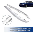 Front Bumper Molding Trim Chrome Compatible With Chrysler 300 2011 2012 2013