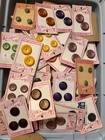 Vintage 1950s Elegant Button Cards Bulk Lot Of 65     Guaranteed Washable Ironable