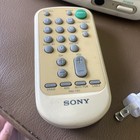 Vintage 1994 Sony Trinitron 9  White Crt Tv  kv-9pt40  - Tested   Working 