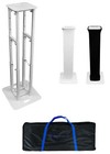 2 Rockville Rtp-go Portable Collapsible Dj Totem Light speaker Stands bags scrim
