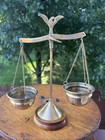 Vintage Brass Balance Scales Of Justice Home Decor India Eagle Small