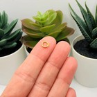 6mm  18g  Gold Plated Open Jump Rings - Us Seller