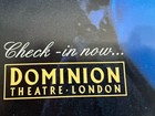Rare London Grand Hotel  Window Card Poster 1992  20x12 5