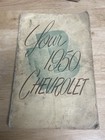 Vintage 1950s Chevrolet Car Owner   s Manual Brochure Booklet Original