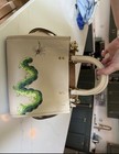 Nwt Coach X Disney Ivory Leather Rogue 25 With Mickey Mouse   Caterpillar Ch461