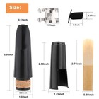 Clarinet Mouthpiece Kit With Ligature  2 5 Reed And Mouthpiece Cap