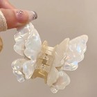 Butterfly Hair Claw Clip Women s Acetate Shark Clip Princess Hairpin