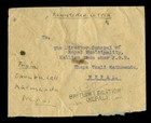 British India Used In Nepal 1946 Internal Registered Cover From British Legation