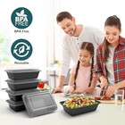 50 Pack Meal Prep Containers  Extra-thick Food Storage Containers 24oz Bpa-free