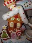 Home Interiors Christmas Cookies Bakery Gingerbread House Tart Warmer W Box
