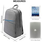 Lightweight Business Waterproof Backpack Travel Gym School College Bag- 2 Colors
