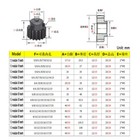 Mod 1 5 Steel Pinion Gear Spur Gears 15-80 Teeth 5-30mm Bore With Screw Hardened