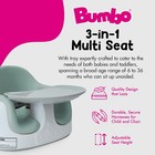 Bumbo Baby Toddler Adjustable 3-in-1 Booster Seat high Chair   Tray  Agave