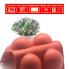 3pcs Silicone Cake Mold Hot Chocolate Bombs Candy Molds 6-cavity Baking Mould Us