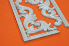 2 Wood Carved Corner Onlay Applique Frame Moulding Molding Pair Shelf Wall Trim