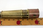 Vtg Brass Telescope Spyglass Extendable 3 Draw 18  Open Nautical - Parts repair