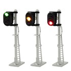3pcs Model Railway N Scale 1 160 Signals 3-leds Green Yellow Red Track Lights