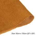 Brown Speaker Mesh Grill Stereo Fabric Dustproof 50cm X 150cm 20  X 59 