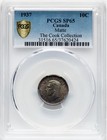 1937 Canada Specimen Matte Dime 10c Pcgs Sp65  Beautiful Toning  The Cook Collec