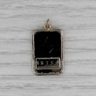 999 Fine Silver Bar American Gold Eagle Pendant 5 Grams Gold Plated