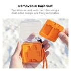 12 Slots Memory Card Case  Removable Card Slots
