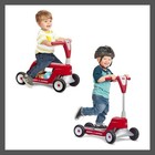 Radio Flyer Scoot 2 Scooter Red Ride-on scooter Storage Easily Converts