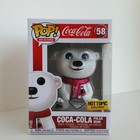 Funko Pop Coca-cola Polar Bear Diamond Hot Topic Exclusive 58 Figure Ad Icons