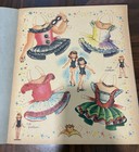 Vintage 1953 Little Girl Ballerina Paper Dolls Book - Saalfield Publishing Uncut