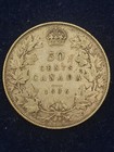 1936 Canadian 50 Cents Silver Coin