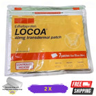 2 X Locoa Transdermal Patch 40mg 7 Patches For Osteoarthritis Joint Pain Relief