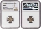 I-650053 Hungary Denar 1694 Kb  Ngc Ms 64    top Pop 1 0   
