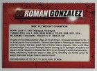 Chocolatito Roman Gonzalez 2015 Seidman   s Boxing Card  03