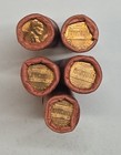 1966 P Lincoln Memorial Penny Roll Uncirculated Brinks Wrapped   Errors    a374